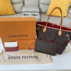 Authentic Louis Vuitton Neverfull MM